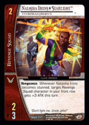 VS System: Natasha Irons Starlight, Everyman Project - Foil [Played] VS ...