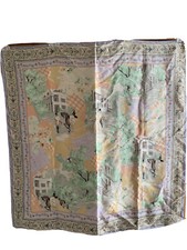The Specialty House Inc 100 Silk Scarf Pastel Colors EUC