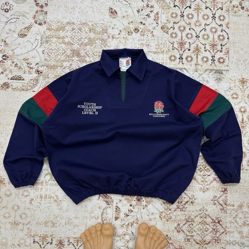 Vintage Ruca Anorak Übergangsjacke Bomberjacke Rugby Sportwear 90er England