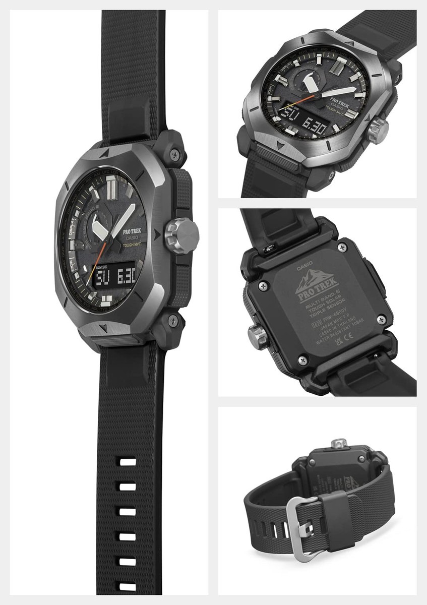 CASIO PRW-6900Y-1JF PROTREK Climber Line Men's Rubber band Black