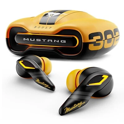 Boult X Mustang Torq TWS Earbuds 4 Mics ENC 45ms Touch Control 60H Playtime