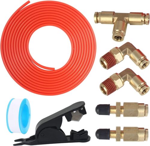 Air Line Service Kit for Air Spring Bag Suspension with Fittings 20 FT PU Hos - 第 1/6 張圖片