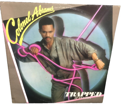 COLONEL ABRAMS trapped (3 VERSIONS) 1985 UK MCA 12'' FUNK HOUSE 45