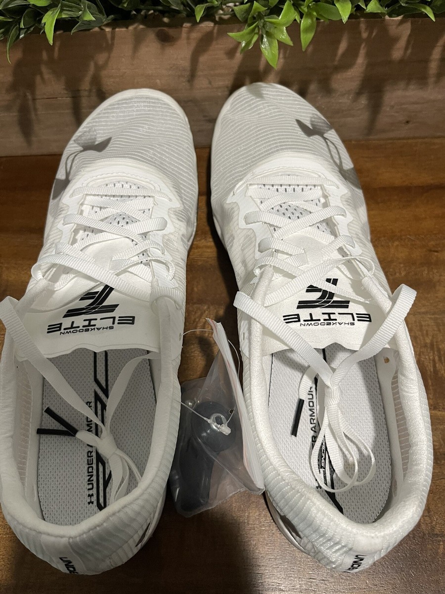 Under Armour Shakedown Elite Breeze White Track Spikes  display picture 1