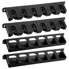 2 Pairs Fishing Rod Holders Vertical Rod Rack Fishing Pole Holders for Garage...