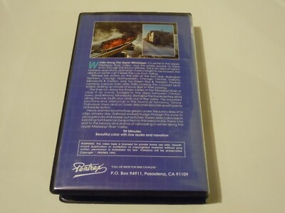 Train VHS Winter Along The Upper Mississippi Pentrex 1993 | eBay