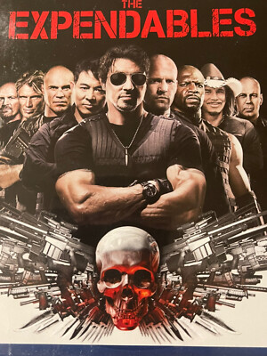 The Expendables Blu-ray & DVD 2 Disc Set Stallone Bruce Willis Action Thriller