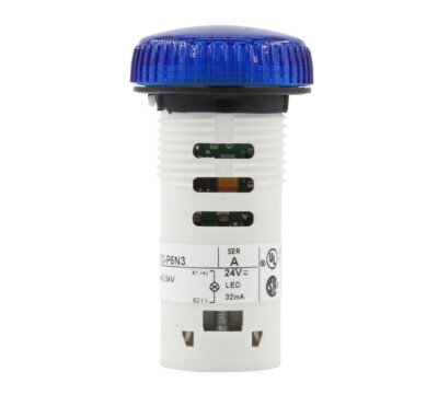 *QTY 9* ALLEN BRADLEY 800FD-P6N3 LED PILOT LIGHT SERIES-A, 32MA, 24V, BLUE.   D1