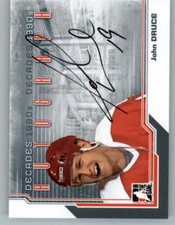 2013-14 ITG Decades 1990s Autographs #AJD John Druce Capitals Auto (ref 161496)