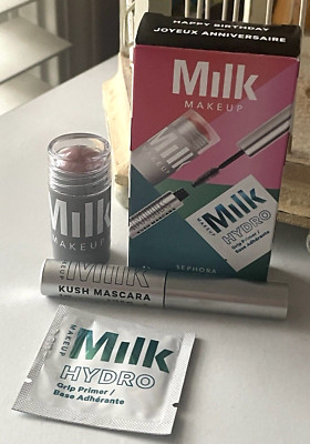 Sephora Insider Happy Birthday MILK MAKEUP Kush Mascara, Lip+Cheek, Primer