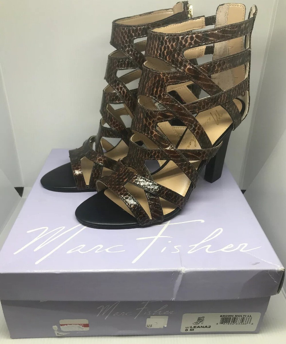Marc Fisher 8M Womens Shoes Leana 2 Brown Multi LL New in box | eBay