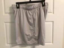 Nike Women's 5" Dri-FIT Attack Training Shorts XL Grey 2 Side pockets DX6024-012