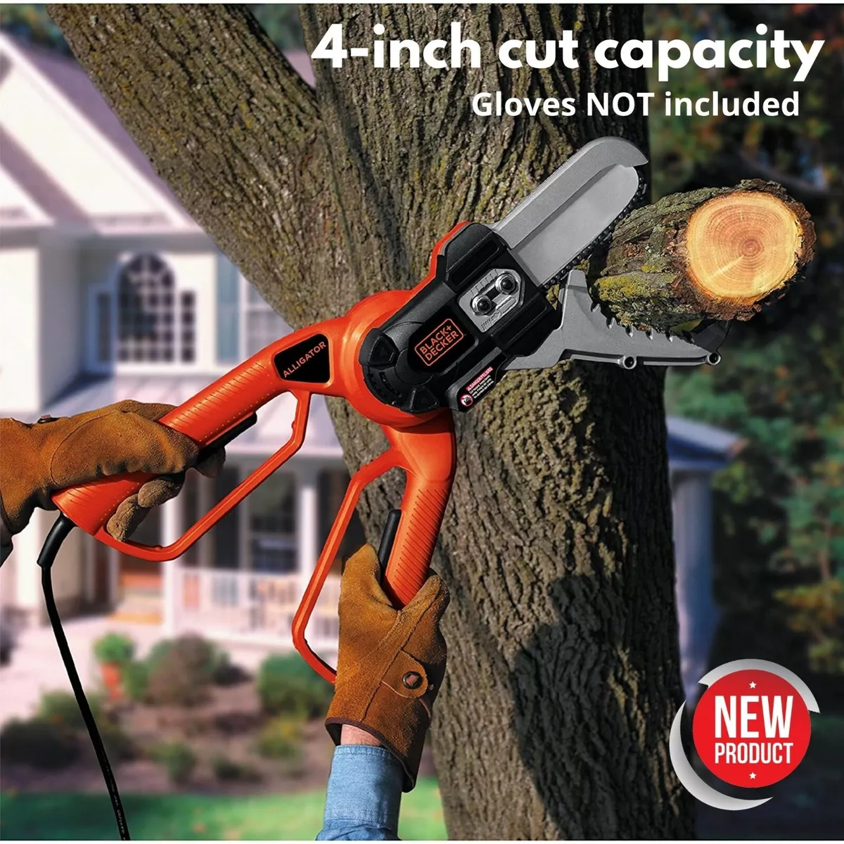 Electric Lopper Chain Saw Small Tree Trimming Branch Pruner Stump