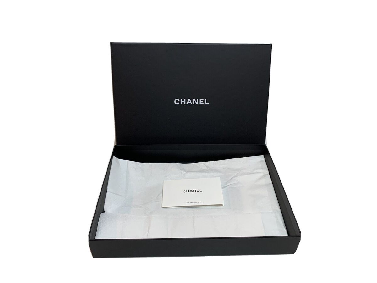 Authentic Chanel Gift Box 12.25”x 8.75” x 2” with Card Authentic Chanel Gift Box 12.25”x 8.75” x 2” with Card