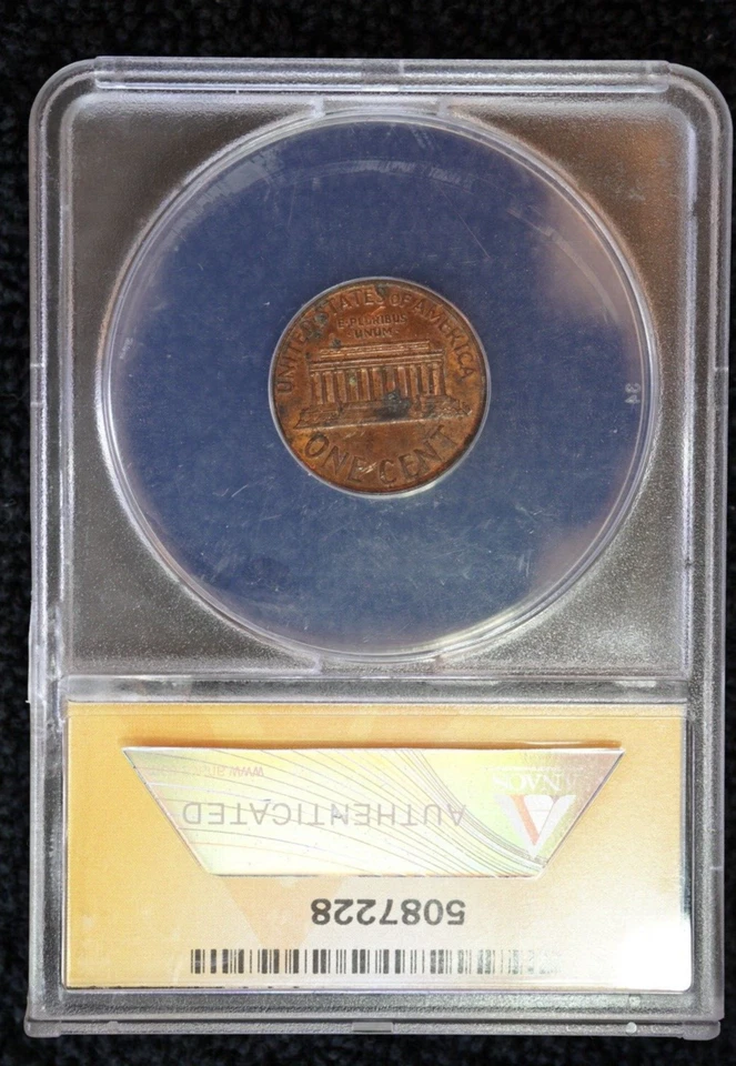 1998-P ANACS MS 60 Details Type 2 Rev Wide AM FS-901 1C Lincoln Cent - Image 2 of 4