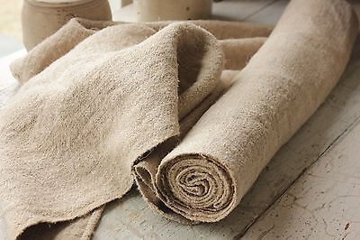 RUSTIC homespun hemp linen fabric upholstery fabric 4.5y material cloth  organic