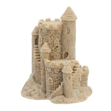 Sand Castle Figurine 015 3.38" Tall Beach Wedding Decor Centerpiece Collectible