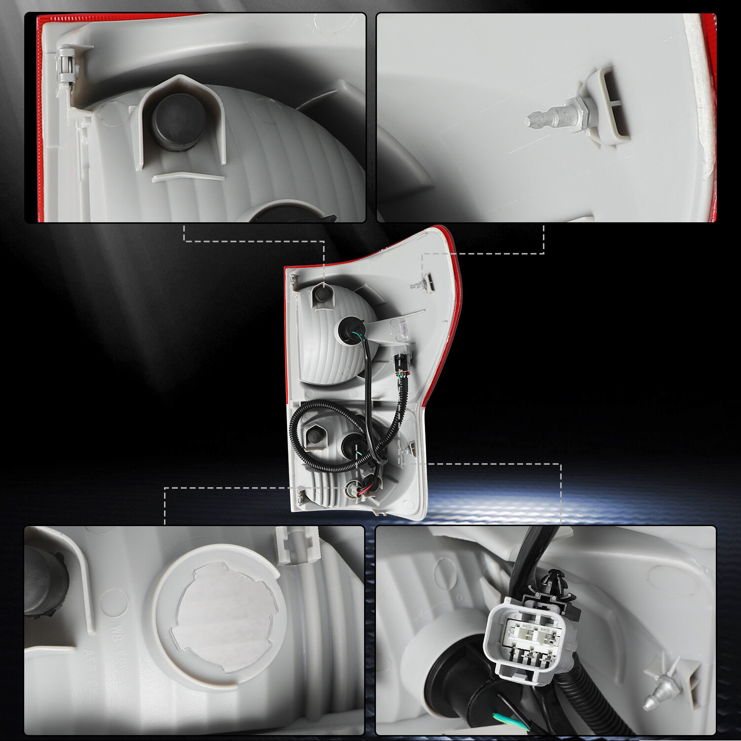 For 2007-2013 Toyota Tundra Tail Lights Lamps 07-13 Tail lights