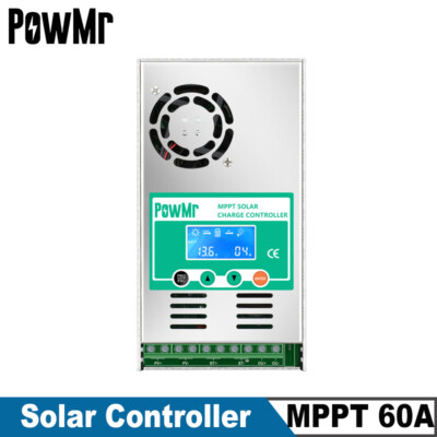 MPPT 60AMP Solar Charge Controller For 12V 24V 36V 48V DC Battery Regulator