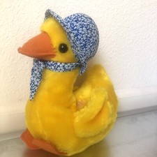 Vintage 1976 R Dakin  Co 10  Yellow Duck Plush