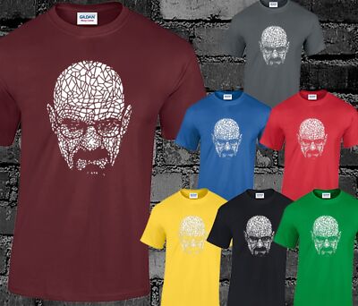 Walter White Crystal T-Shirt Herren Breaking Bad Heisenberg Los Pollos Hermanos