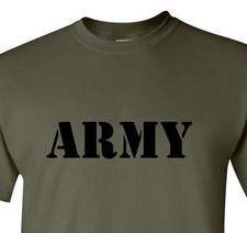 ARMY NAVY USAF Air Force USMC Marines Military Shirt US Army Dad Fathers Day Tee
