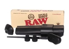 RAW King Size CONE FILLER DOUBLE SHOT With STORAGE and WARRANTY 