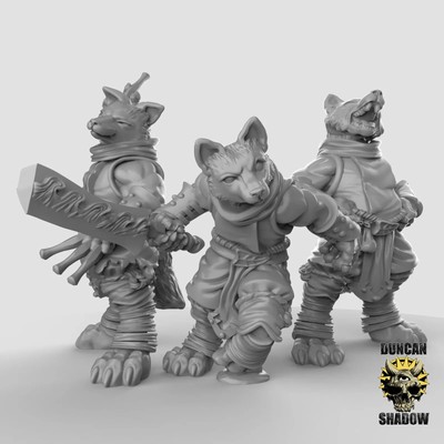 Fox-folk, Fox Rogue, dnd fox Warrior, Dnd fox-folk monk, Dnd Foxfolk monk