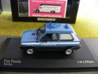 1/43 Minichamps Fiat Panda 1980 Polizia