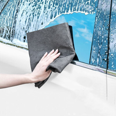 3Pc Magic Glass Rags Car Window Mirror Cleaning Cloth Washing Towel Clean Wipes