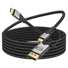 USB C to Type C 8K DisplayPort Plug Monitor Display DP Video Data Power Cord