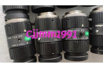 1PC USED Computar 75MM 1：2.8 2/3 M7528-MP   *cc