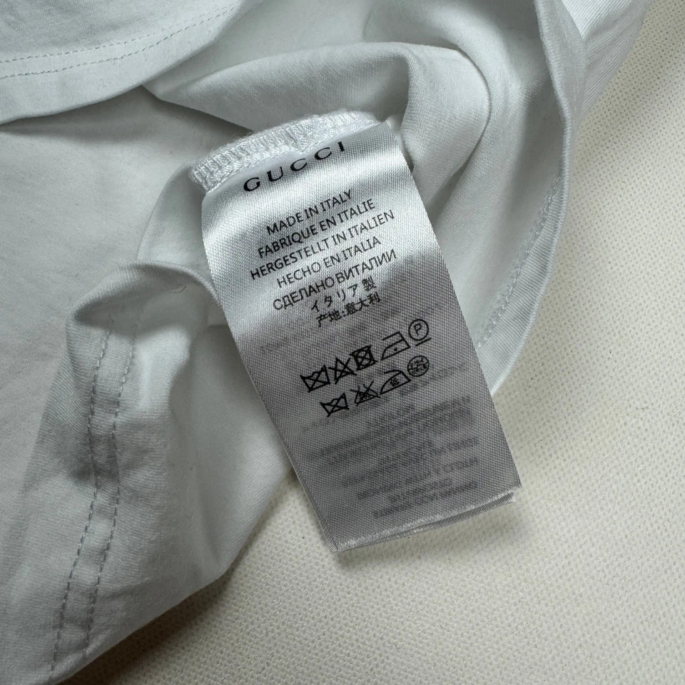 Camiseta estampada Gucci x Doraemon para hombre S blanca Foto 4 de 4