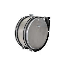 Buyers Product SMC25AR Side Mount Aluminum Reservoir Tank with Rear Ports