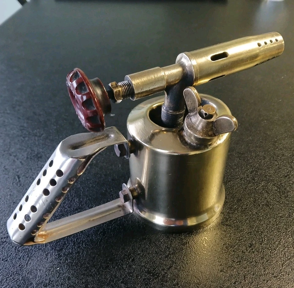 Lampe À Souder LG Express N 19 Chalumeau Ancien Laiton - Photo 3/4