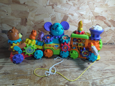 Roar Animal Train Vtech Gears V TECH GEAR ZOOZ ROLL ROAR