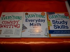 3 PACK STUDY SKILLS WRITING BOOKS SALE For Dummies Math Write Comedy Book