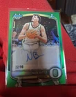 Topps 2025-26 Bowman Chrome Nate Bittle Oregon Ducks #CPA-NI RC Auto Green /99