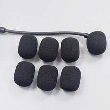 6pcs Mini Microphone Windscreen Sponge Foam Mic Headphones Sponge Cover 9-20mm