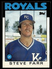 Steve Farr *ROOKIE CARD* (RC) 1986 Topps Traded #35T. rookie card picture