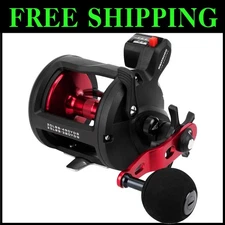 Durable Graphite Baitcasting Fishing Reel with Line Counter - ReKon 30LBS Drag