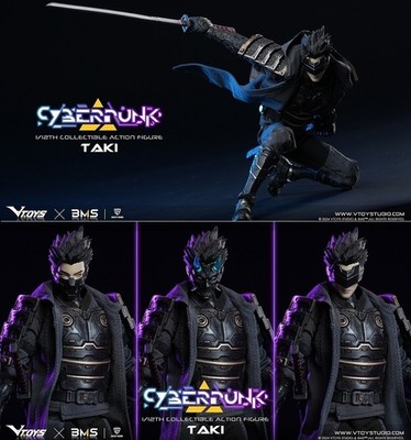 Cyberpunk Samurai Taki Deluxe Futuristische Sammlung Figur 1/12 Actionfigur