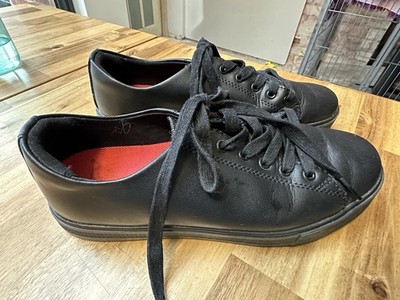 Shoes For Crews Schwarz Unisex Kitchen Porter Chef Arbeit Old School Low - Größe 39/6