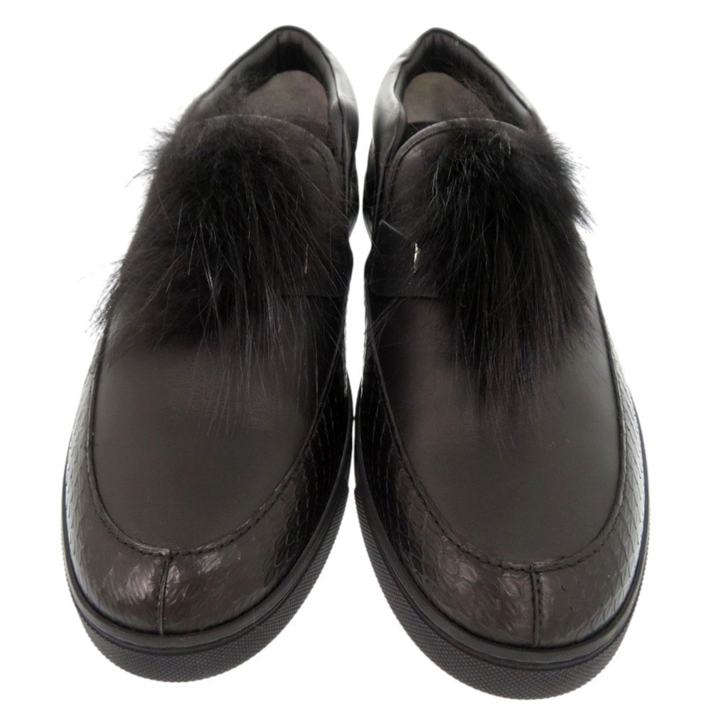 FENDI   Monster 7E1068 size 7 python fox  leather… - image 3