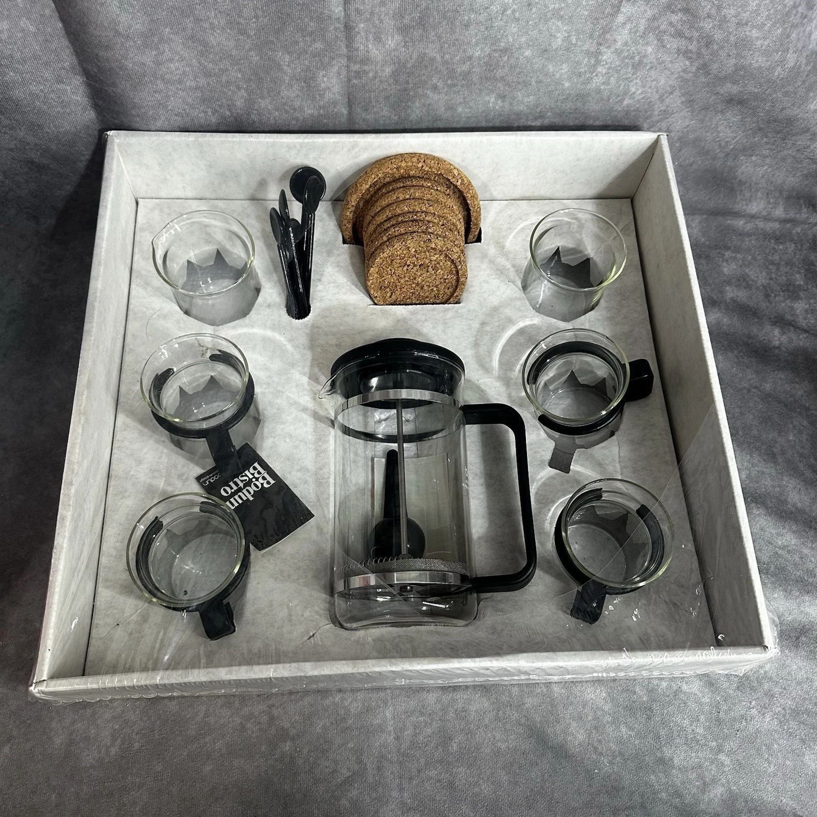 Vintage Bodum French Press Bistro Set Designed by Carsten Jorgenson New Open Box