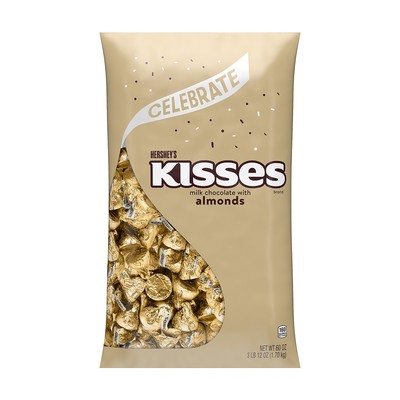 Hershey's KISSES Milk Chocolate With Almonds HEC62083