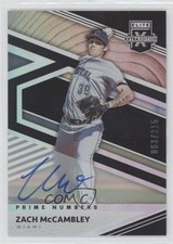2020 Elite Extra Edition Prime Numbers A Signatures /215 Zach McCambley Auto fm0