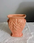 McCoy Pottery Salmon Colored 7” Tall Planter Or Vase