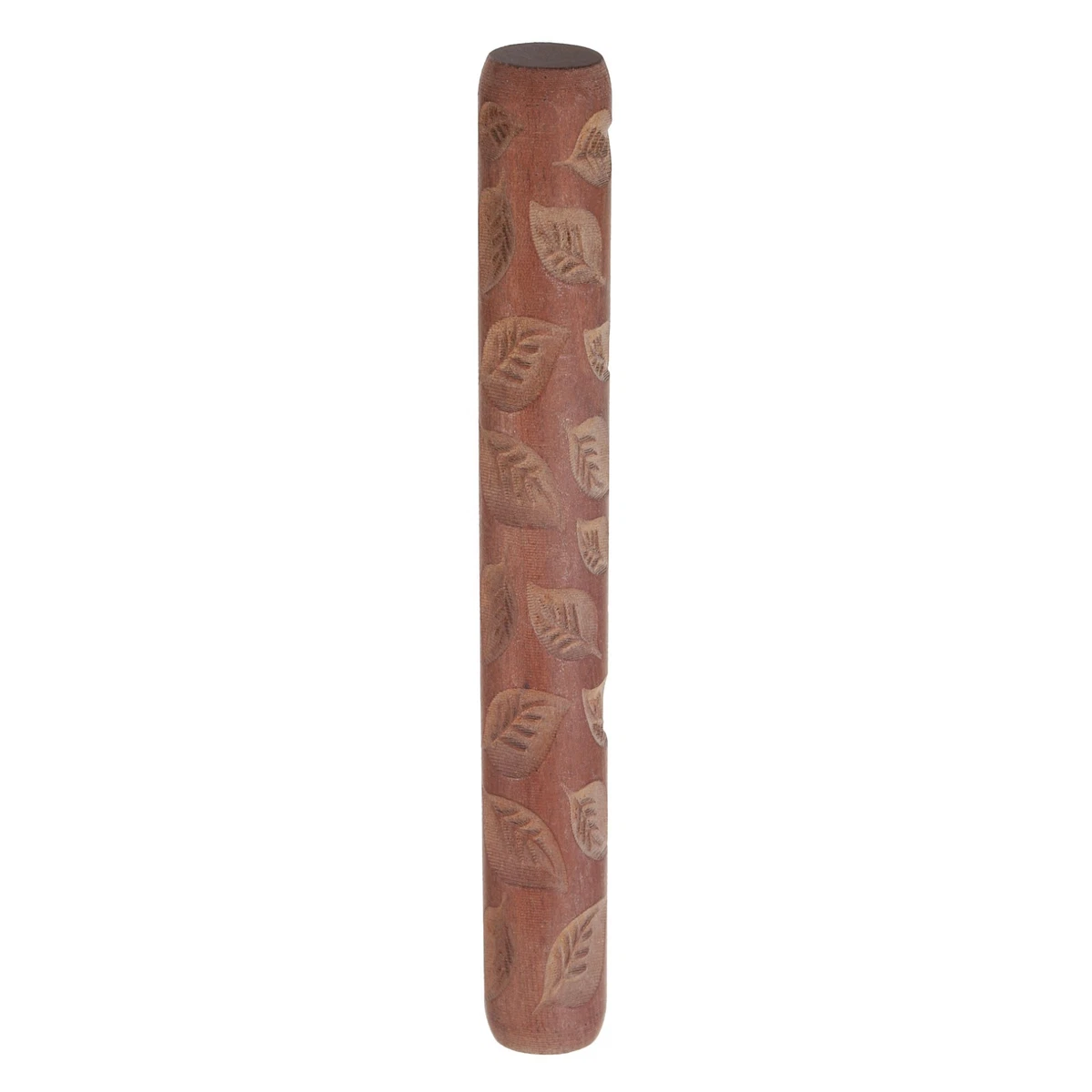 Rodillo de arcilla de madera 12 cm herramientas de cerámica de madera hojas rodillos de textura