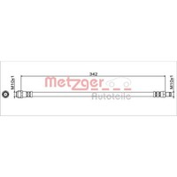 Metzger Bremsschlauch Vorne Passend FüR Mercedes SL | 4111787